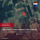 Vendo terreno de 11 hect&aacute;reas en canindey&uacute;, distrito villa ygatymi!!!