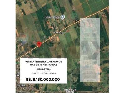 Terreno en loreto/concepcion con loteamiento aprobado de 320 lotes