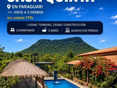En venta casa quint en paraguari 1102 m2