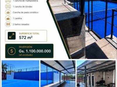 Complejo de canchas de p&aacute;del | lambar&eacute;